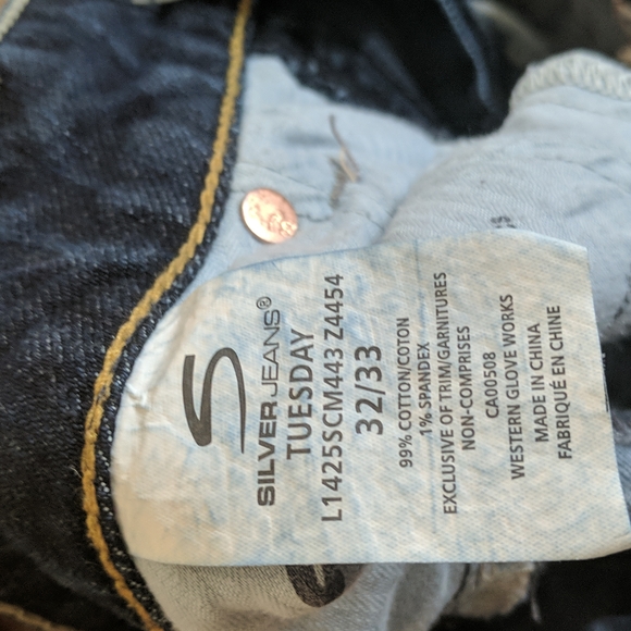 SILVER Jeans "Tuesday" sz 32/33 - Picture 15 of 16